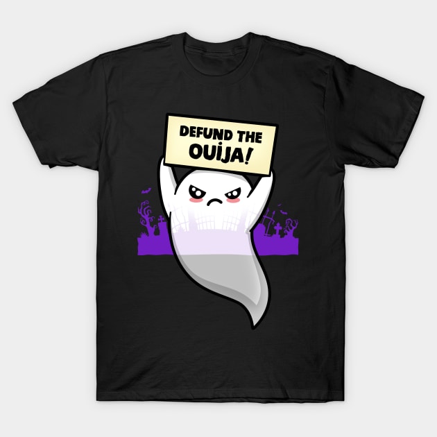 Original Kawaii Halloween Activist Cute Ghost T-Shirt by BoggsNicolas